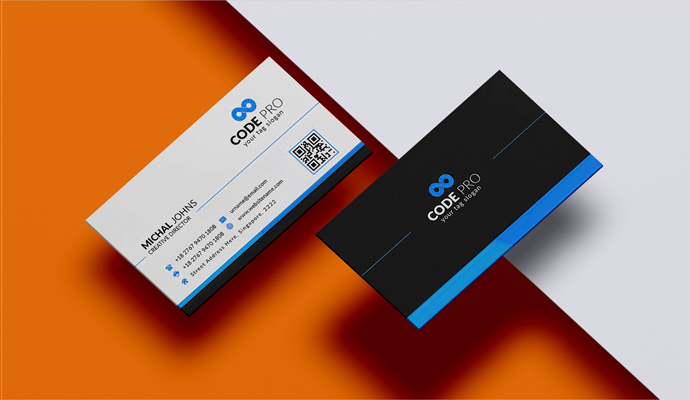 Premium Business Card front