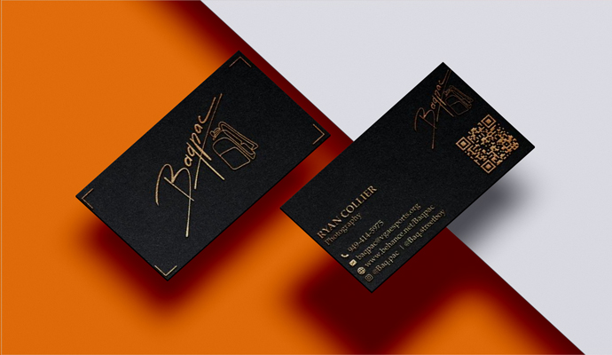 Business card back