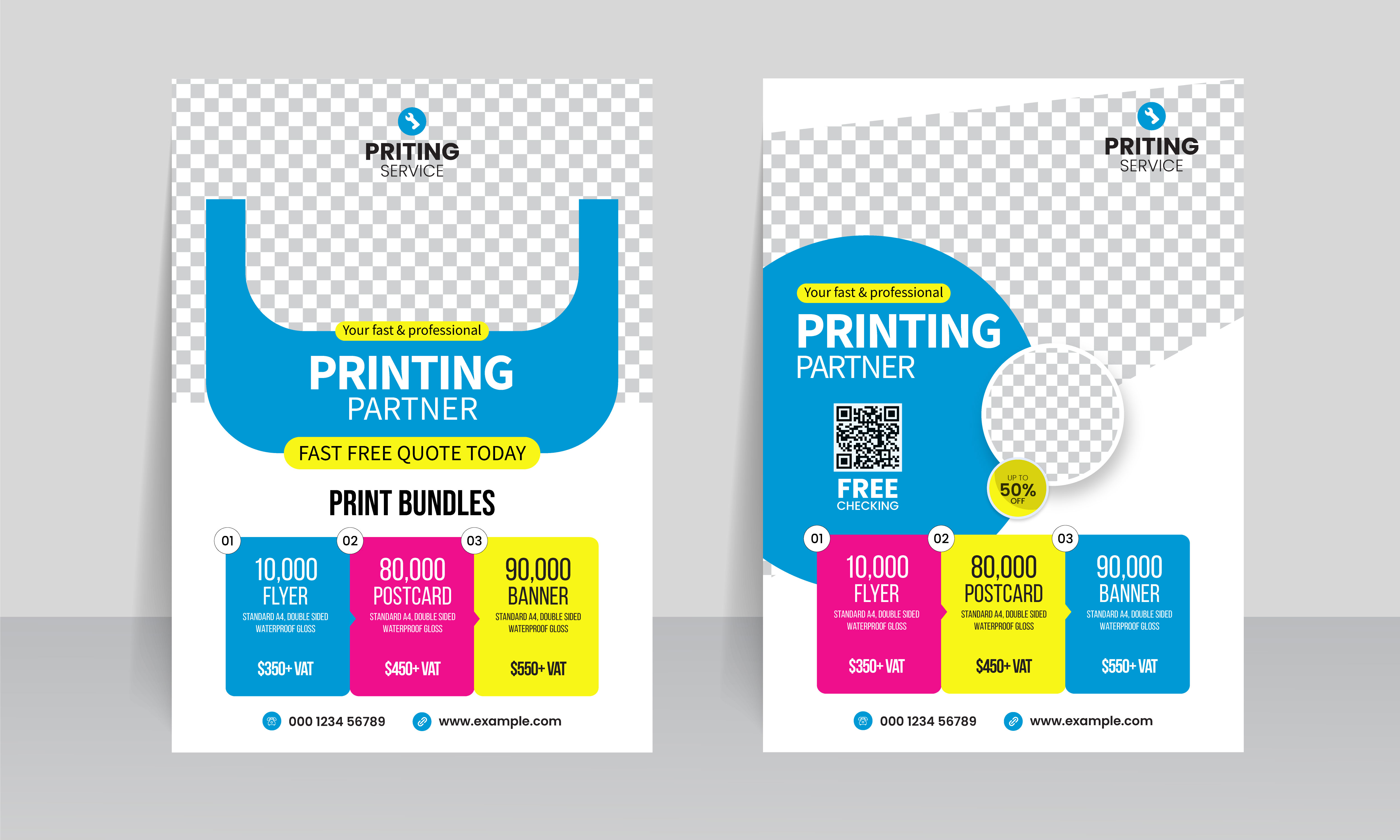 Flyer printing options