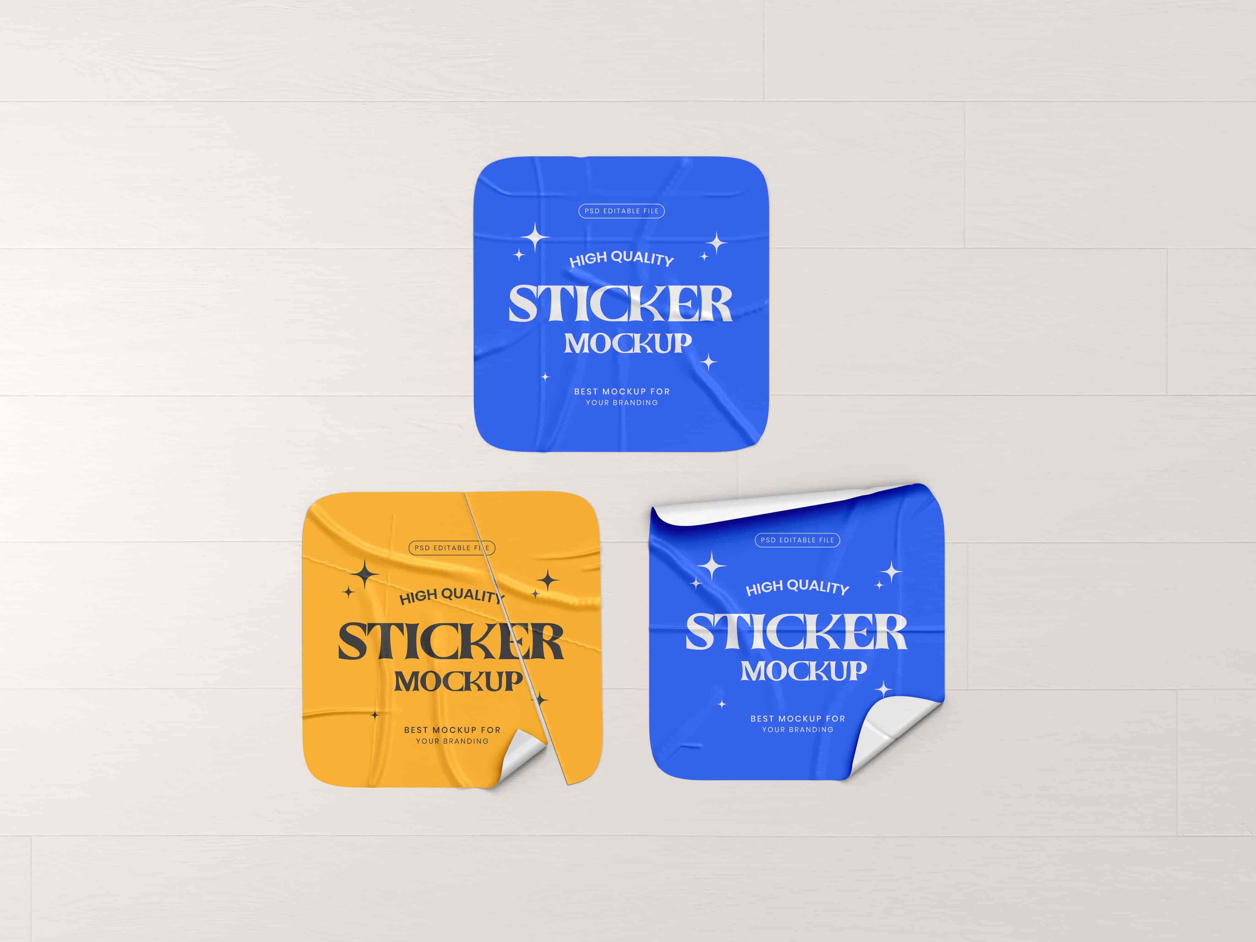 Sticker types and finishes